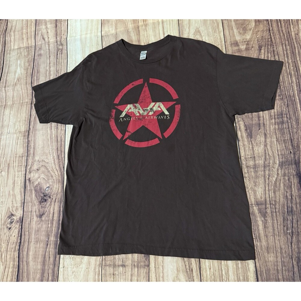 Angels & Airwaves Rock Band Tom DeLonge Blink 182 Graphic T Shirt Size Large L